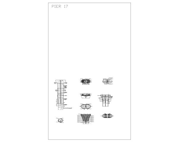 Free AutoCAD 2D Editable Drawings for Bridge Abutment & Pier Reinforcements_ 17