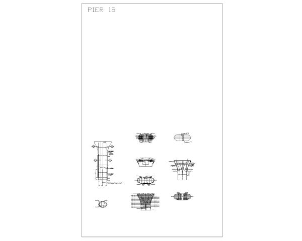 Free AutoCAD 2D Editable Drawings for Bridge Abutment & Pier Reinforcements_ 18