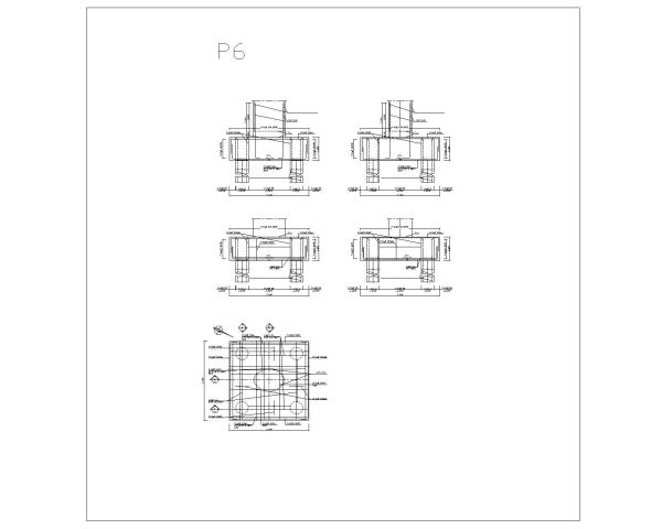 Free AutoCAD Editable Drawing for Bridge Pier Foundation Reinforcement Details_ 6