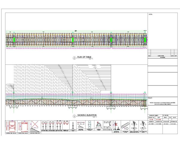 Free AutoCAD Editable Drawing for Bridge Top Slab Formwork