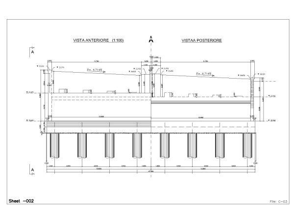 Free AutoCAD Drawing of Bridges Shop Drawings for Asia OP- 11