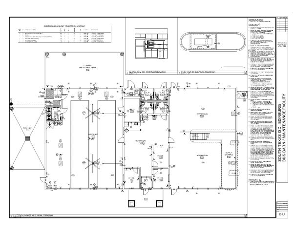 Free AutoCAD 2D Editable Drawings for Bus Barn Mantinance Facility