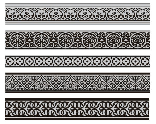 byzantine-pattern-Model details Architectural Drawing. CAD block in DWG format free download.
