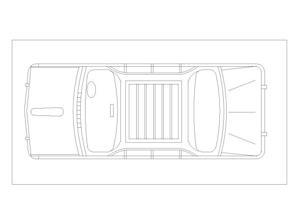 Free Drawing of Car Symbol for AutoCAD