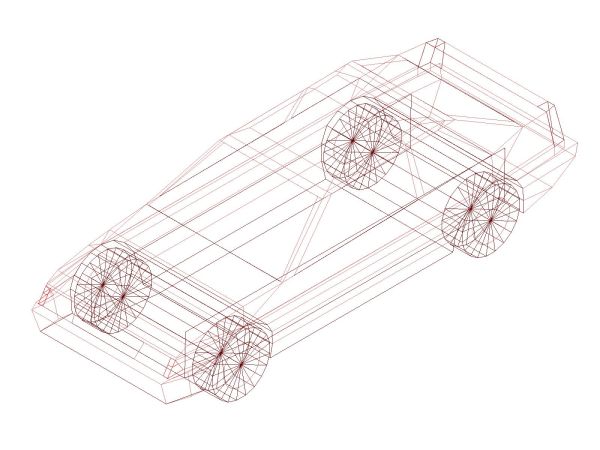 Free AutoCAD Drawing of Cars in 3D Perspective- 16