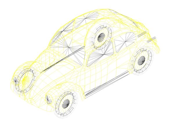 Free AutoCAD Drawing of Cars in 3D Perspective- 22