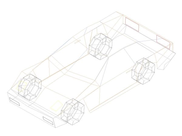 Free AutoCAD Drawing of Cars in 3D Perspective- 26