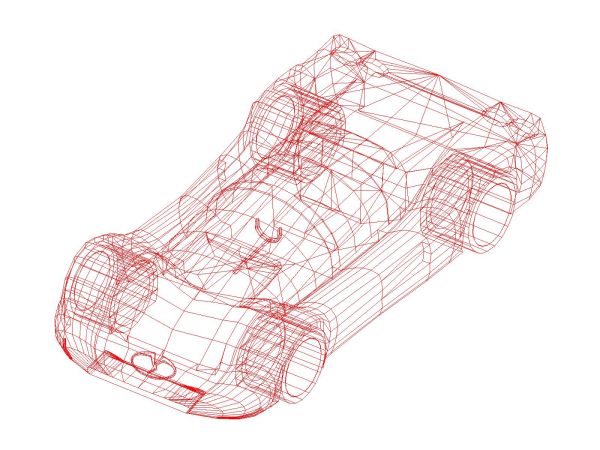 Free AutoCAD Drawing of Cars in 3D Perspective- 28