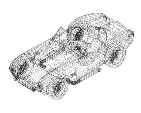 Free AutoCAD editable Drawing of Cars in 3D Perspective - 2