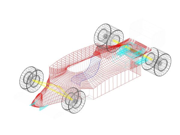 Free AutoCAD Drawing of Cars in 3D Perspective - 31