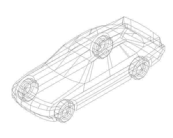 Free AutoCAD editable Drawing of Cars in 3D Perspective - 6