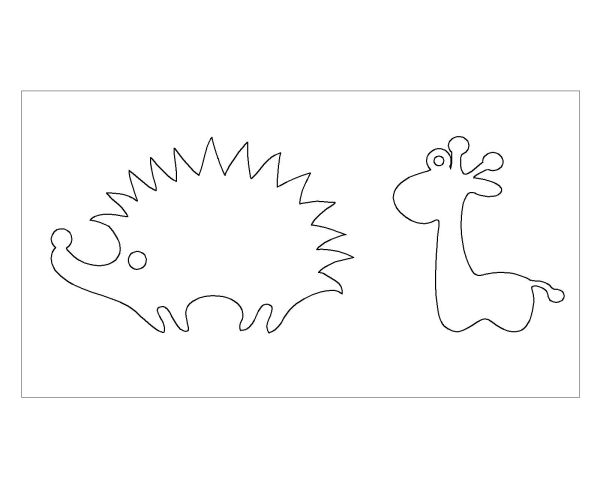 Free AutoCAD 2D Editable Drawings for Cartoon & Animals Animations - 4