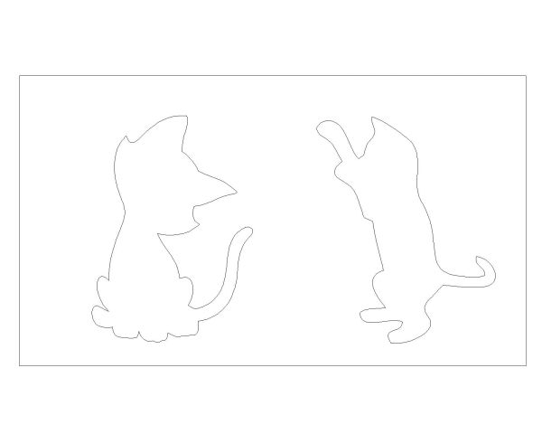 Free AutoCAD 2D Editable Drawings for Cartoon / Animal Animations - 45