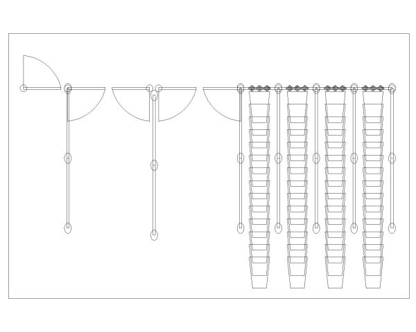 Free AutoCAD 2D Editable Drawings for Checkout Counter_1