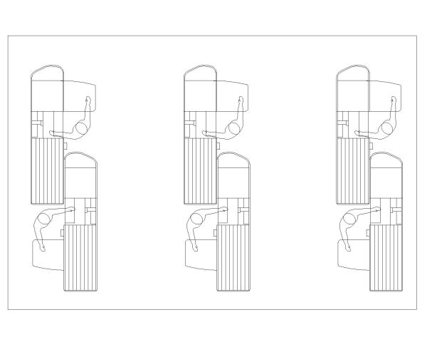 Free AutoCAD 2D Editable Drawings for Checkout Counter_ 3