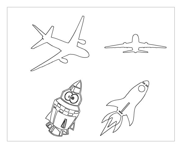 Free AutoCAD 2D Children Rooms Decoration Symbols - 30
