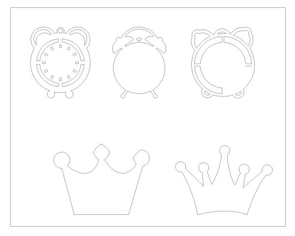 Free AutoCAD 2D Children Rooms Decoration Symbols - 9