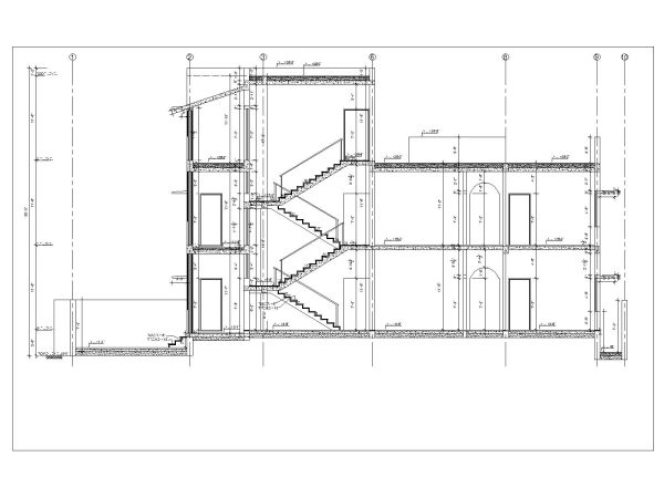 Free AutoCAD 2D Editable Drawings for Commercial Building Section Plan-1 (1)