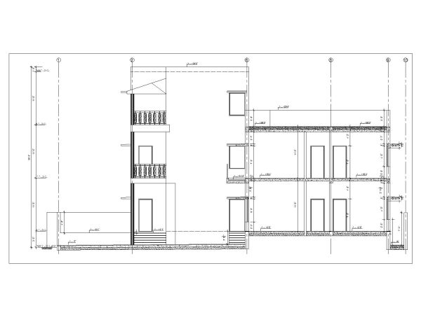 Free AutoCAD 2D Editable Drawings for Commercial Building Section Plan-1 (4)