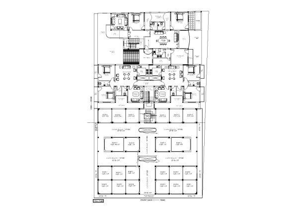 Free AutoCAD 2D Editable Drawings for Commercial & Residential Building F.F Plan-02