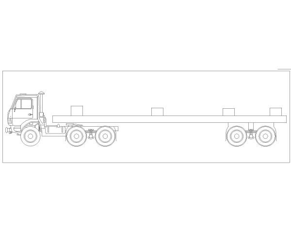 Free AutoCAD 2D Editable Drawings for Construction Transports for Mobilization_ 9