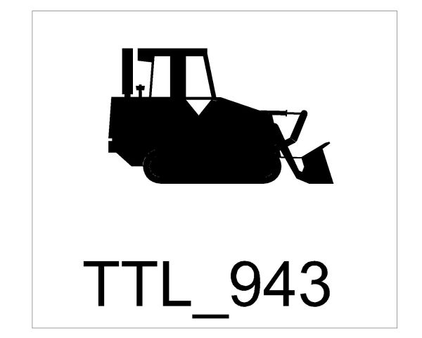 Free AutoCAD 2D Editable Drawings for Construction Vehicle Symbols to use - 14