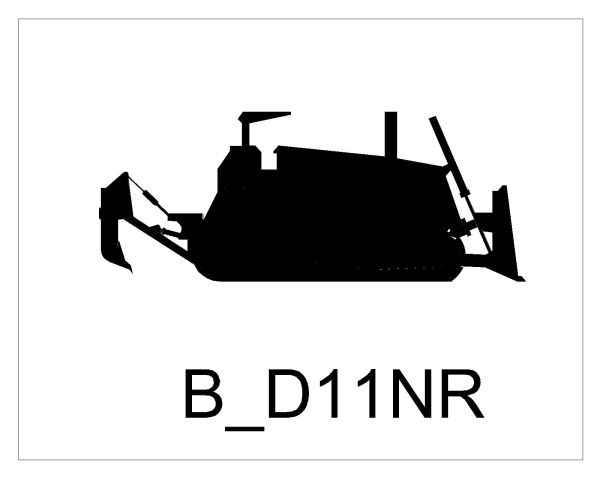 Free AutoCAD 2D Editable Drawings for Construction Vehicle Symbols to use - 30