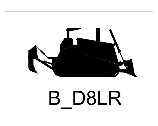Free AutoCAD 2D Editable Drawings for Construction Vehicle Symbols to use - 34