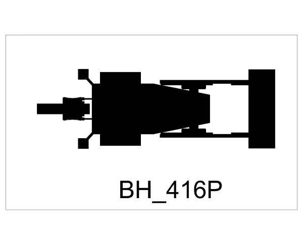 Free AutoCAD 2D Editable Drawings for Construction Vehicle Symbols to use - 9