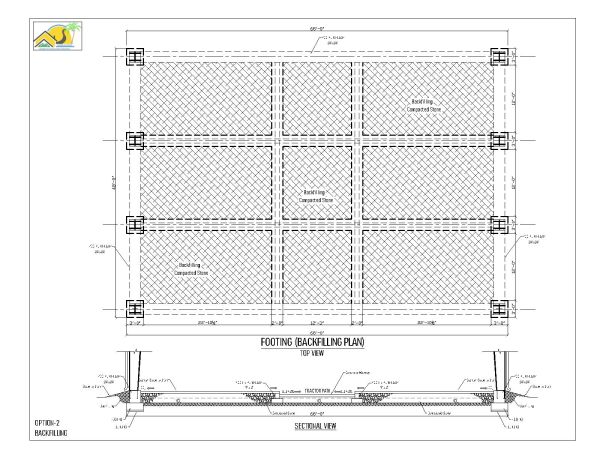 Free AutoCAD 2D Editable Drawings for Cow Dairy Farm Calf Shed Backfilling Plan