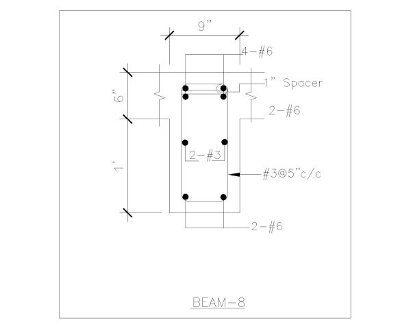 Free AutoCAD 2D Editable Drawings for Cross Sectional Views of Beams_ 9