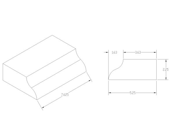 Free AutoCAD 2D Editable Drawings for Curbs & Blocks Isometric view with dimensions - 66