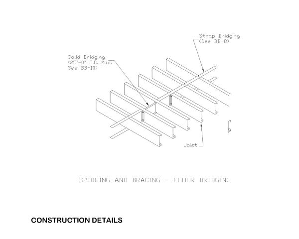 Free AutoCAD 2D editable dawings for Curtain Wall Bridging- (7) 