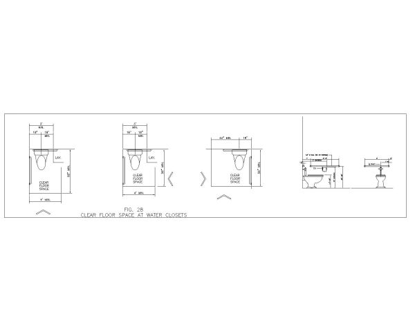 Free AutoCAD 2D Editable Drawings for Disabled Peoples Design Standards Symbols with Details_21