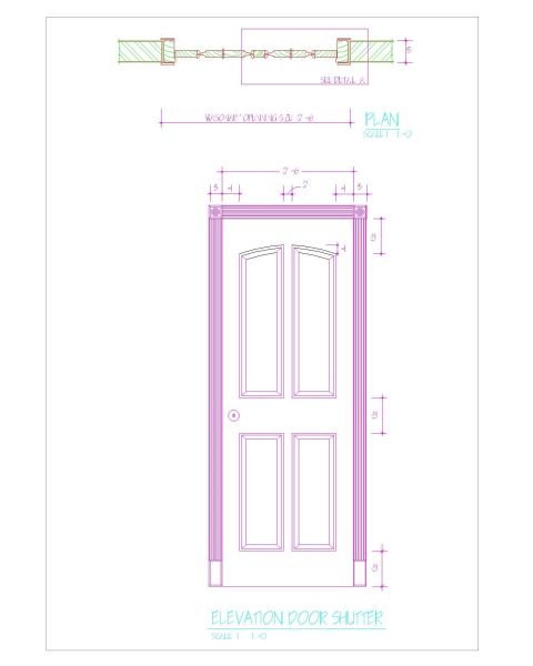 Free AutoCAD 2D Editable Drawings for Door Design with all detail _ 2