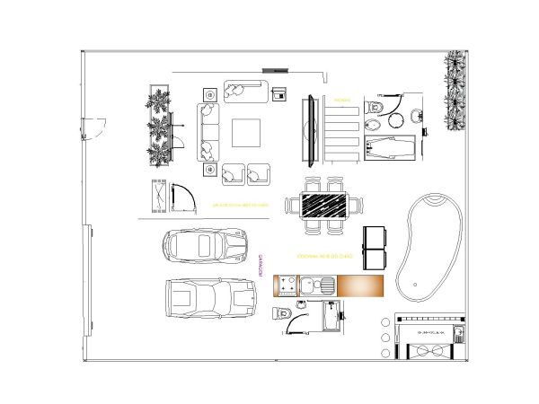 Dreamed House (1) CAD Block – DWG AutoCAD Editable Drawing (Free Download)