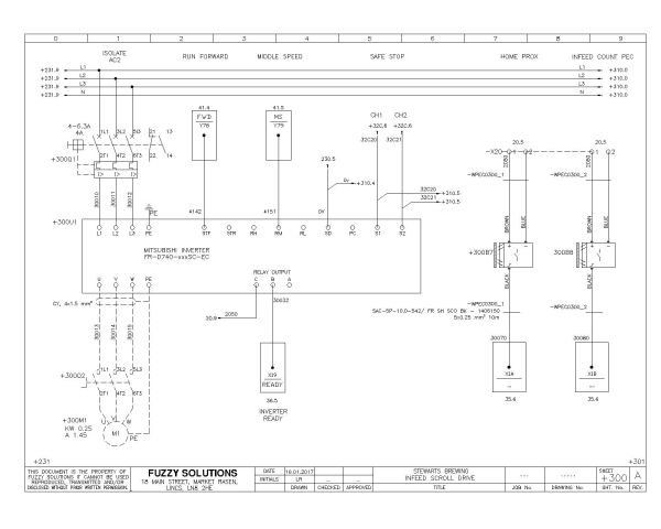 Free AutoCAD 2D Editable Drawings for Electrical Connection Diagram