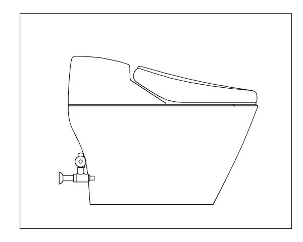 Free AutoCAD 2D Editable Drawings for Electronic Bidet Toilet Set_ 3