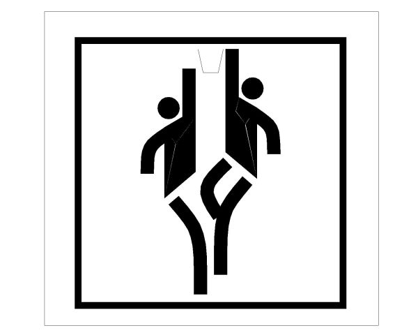 Free AutoCAD 2D Editable Drawings for Exercise Sign Board for Fitness Clubs - 3