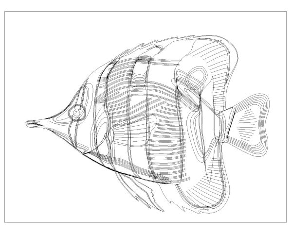 Free AutoCAD Drawing of Fishes are Moving Symbols-13