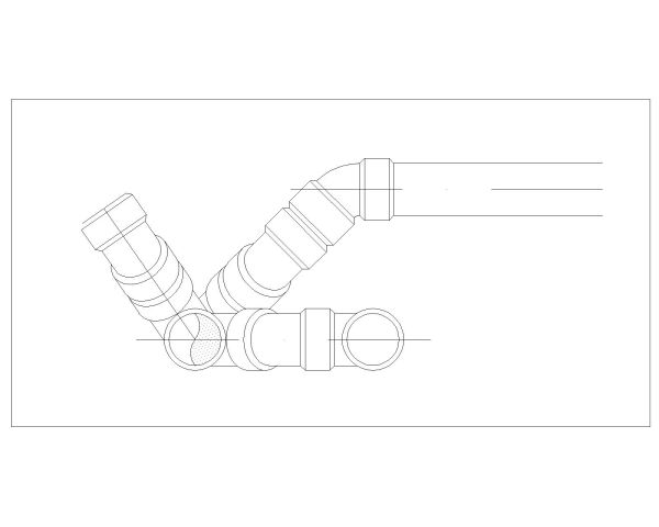 Free AutoCAD 2D Editable Drawings for PVC Items and Fitting for Plumbing Works-11