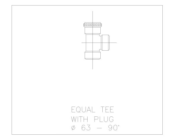Free AutoCAD 2D Editable Drawings for PVC Items and Fitting for Plumbing Works-17