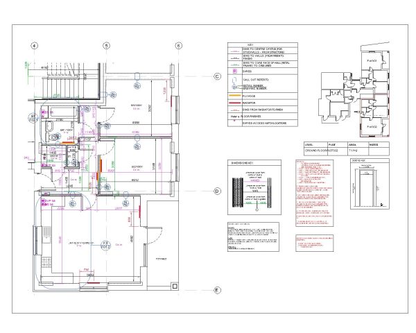 Small House Type (2) 1st Floor Plan & Details (2) CAD Block – DWG AutoCAD Editable Drawing (Free Download)