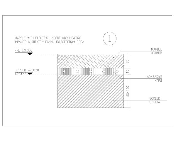Free detailed drawing for Floor Types with Details_1