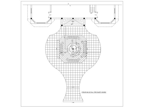 Free AutoCAD 2D Plan for Fountain Design- (1)