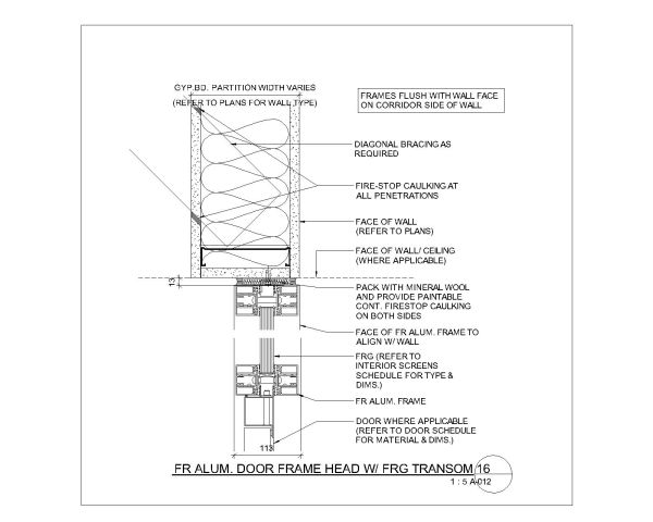 Free AutoCAD 2D Editable Drawings for Aluminum Frame Head Fixing Details