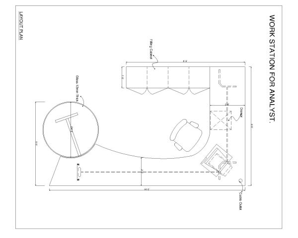 Free AutoCAD 2D Drawings for “Work Station Design with MDF Wooden & Polished-34