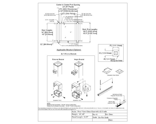 Full Glass Panel Residential Sectional Details (1 ) CAD Block – DWG AutoCAD Editable Drawing (Free Download)