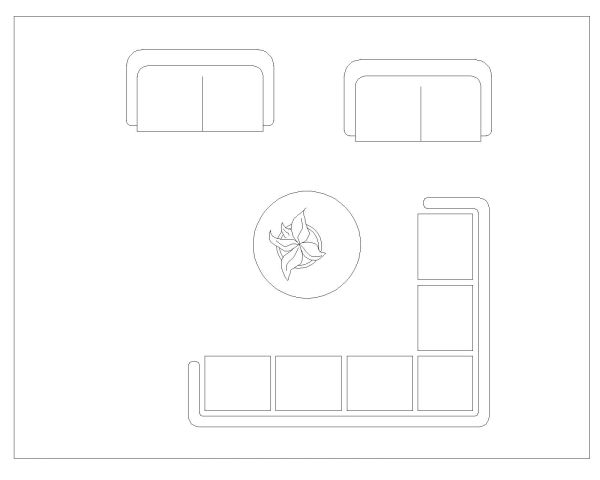 Free AutoCAD 2D Editable Drawings for Furniture for Office & Waiting Area_5