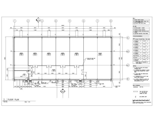 Free AutoCAD 2D Editable Drawings for GARRISON WAREHOUSE BUILDING_FLOOR PLAN